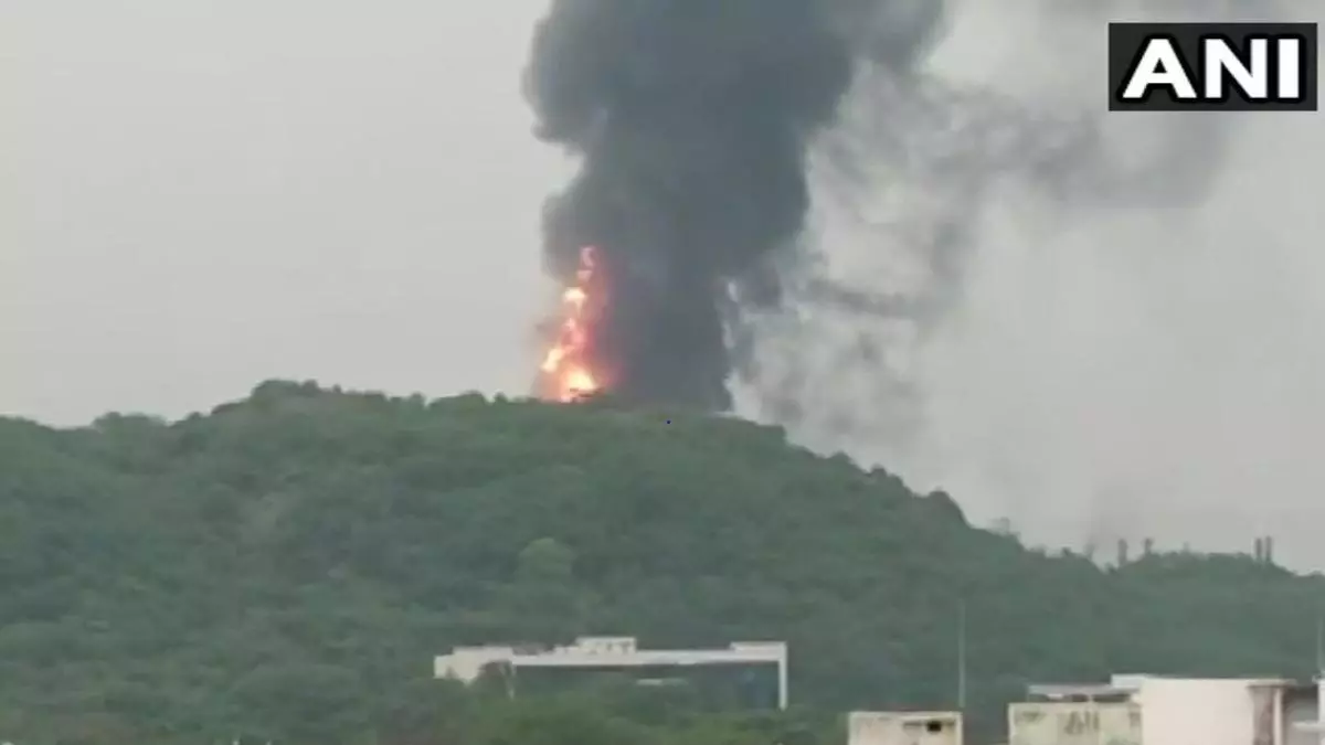 Fire mishap in Visakhapatnam Steel Plant