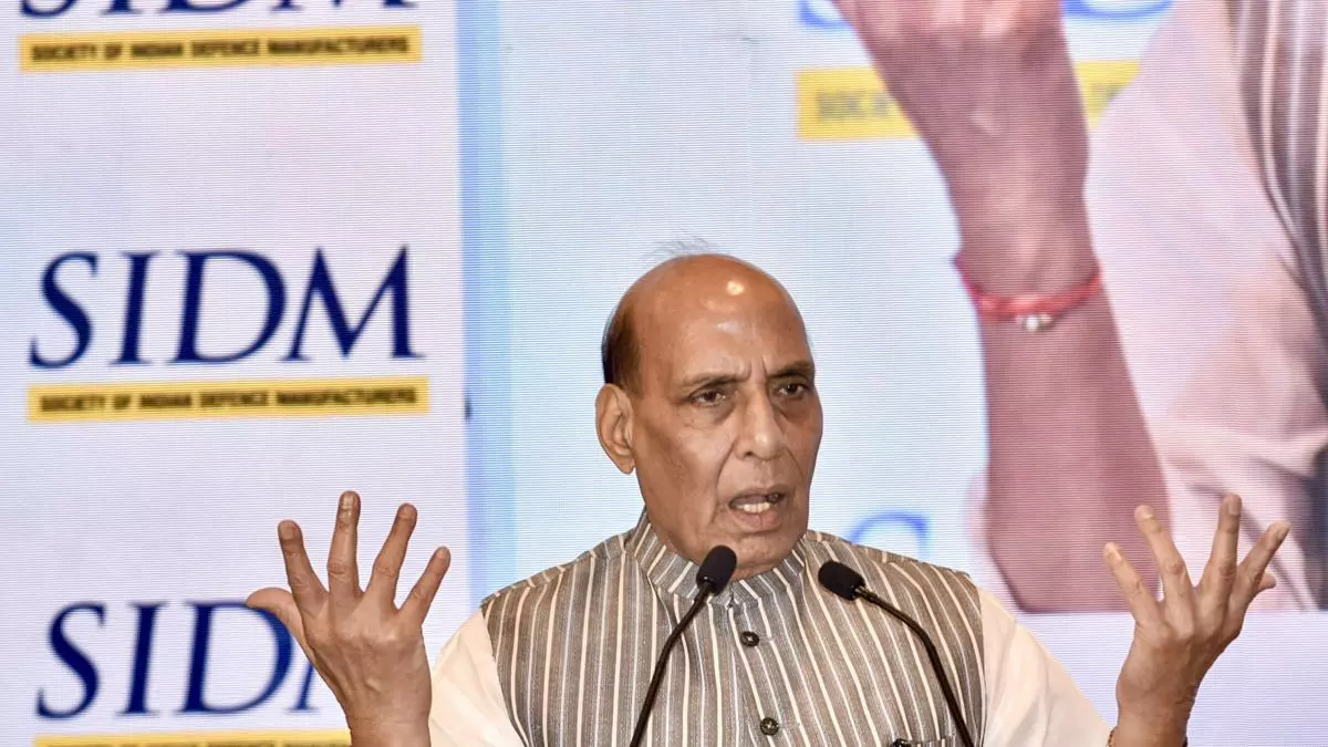 Rajnath urges private defence firms to scale up production capacity