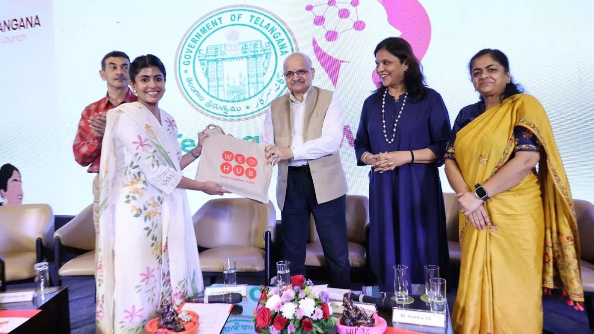 NITI Aayog launches women’s entrepreneurship platform in Telangana